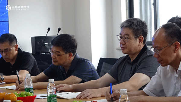 竺主席對藍炬星的高品質發展之路給予了肯定