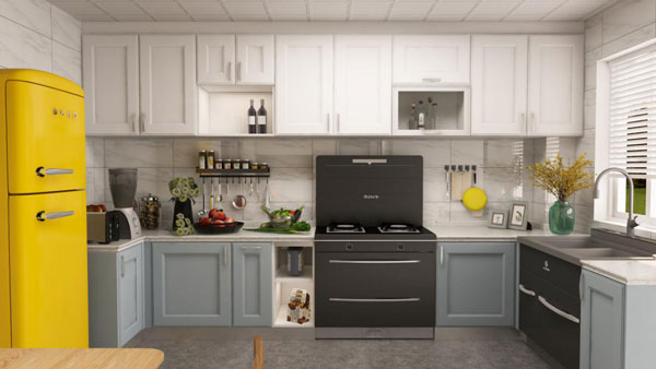 藍(lán)炬星集成灶廚房