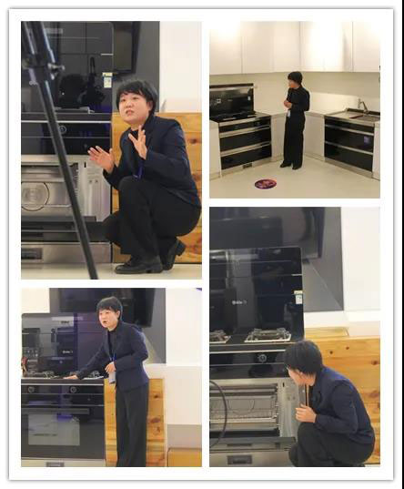 產品培訓經理進行產品現場講解