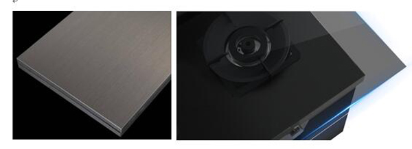 藍炬星集成灶黑晶玻璃工藝