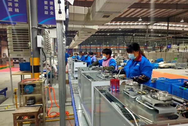 藍炬星集成灶全線復工