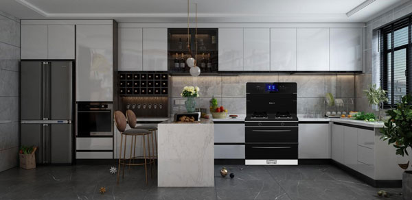 藍炬星集成灶廚房