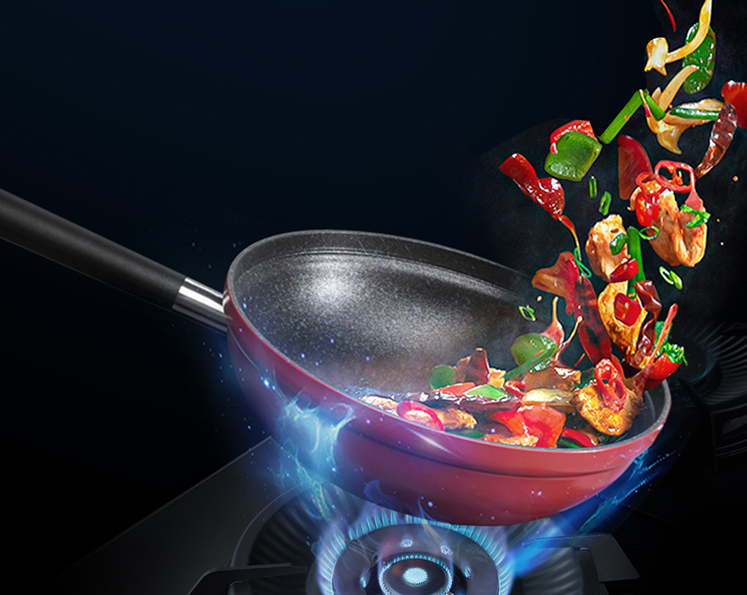 藍炬星蒸烤炸集成灶爆炒