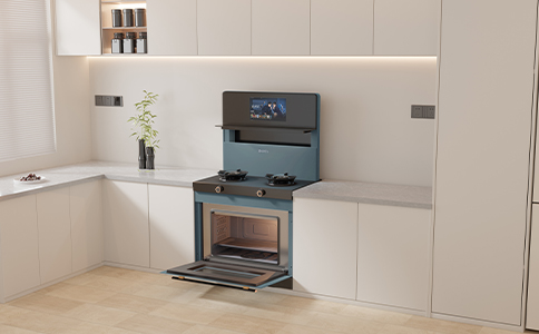 藍炬星智慧屏集成灶一眼矚目，解鎖廚房新境界-藍炬星智慧屏集成灶